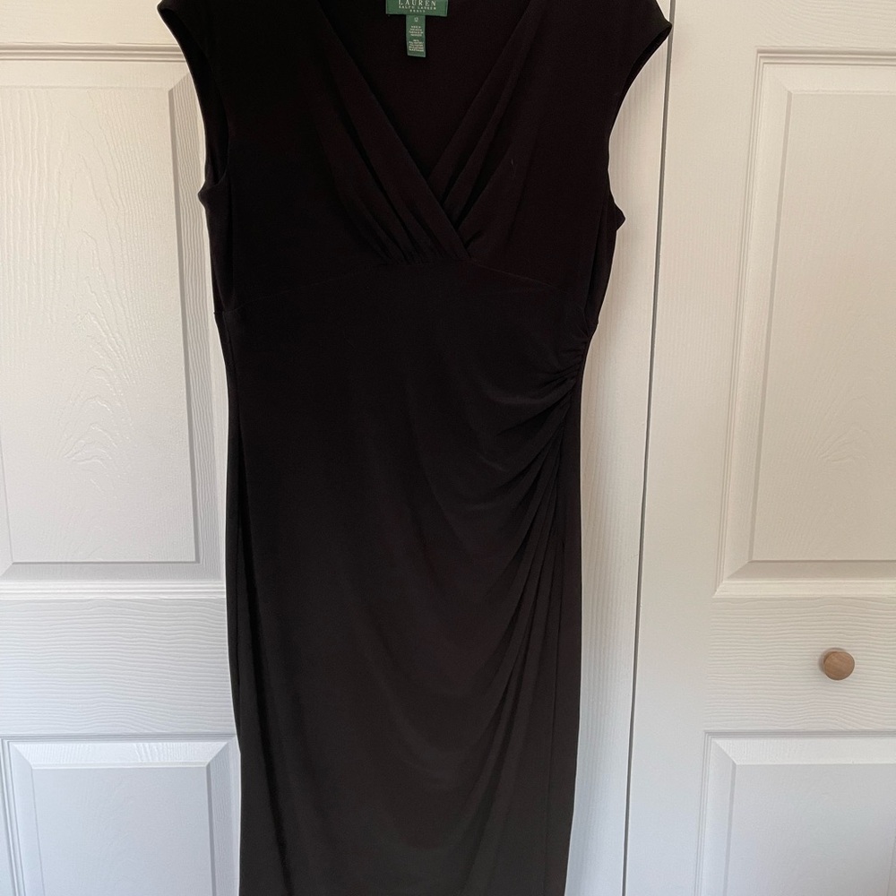 Lauren Ralph Lauren Black Midi Dress